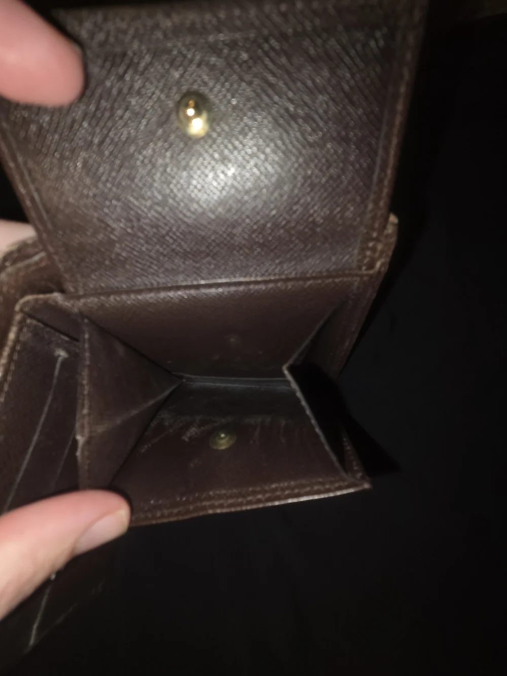 Louis Vuitton Brown Checkered Card Holder - Damier Canvas